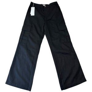 Boyish Womens The Cobain Cargo Pants Size 29 NWT Black Organic Cotton Pockets